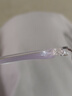 依目奇 ins风防蓝光眼镜近视眼镜小红书网红款可配有度数男女超轻多边形眼镜框素颜显瘦韩版潮 免费配镜 透明白 单买镜框配0度平光防蓝光防辐射镜片 免费配镜 实拍图