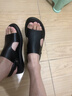 老人头（LAORENTOU）凉鞋男夏季头层牛皮透气沙滩百搭休闲鞋凉拖鞋男鞋子 10965 黑 42 实拍图