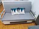 楠姝【睡坏包赔】沙发床折叠两用多功能储物推拉床简易单人伸缩床客厅 【1.58m普通款】5cm海绵+2cm椰棕 实拍图