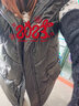 梵阕马甲女2024冬季免洗菱格亮面外穿坎肩立领宽松加厚棉马甲背心外套 黑色 XL-建议120-135斤 实拍图