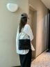 CAHOE KULLO官网包包女包2025新款大容量帆布包女士斜挎包腋下包轻便小挎包女 黑色-CK女包生日礼物送女友 实拍图