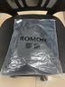 罗蒙（ROMON）卫衣男秋季大码长袖T恤户外运动休闲外套打底衫上衣UP89黑色4XL 实拍图