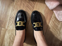TOD'S官方女士KATE麻花扣皮革乐福鞋休闲时尚皮鞋单鞋女鞋 黑色（偏大半码） 38 实拍图