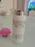膳魔师（THERMOS）保冷保温/壶粉白色400ml真空不锈钢3D浮雕款男女学生便携水杯 实拍图