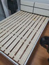 耀漫 实木床双人床现代简易床出租房经济型小床 卧室家具 黑白床+白黑软包【送货上楼】 1.0米*2.0米 实拍图