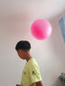 【公园气球】36寸超大加厚彩色拍照广场装饰酒吧网红摆摊气球批发 24寸大气球1个+丝带+打气筒 (图案随机) 实拍图