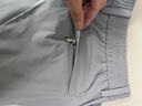 吉普（JEEP）冰丝休闲西裤男夏季宽松直筒速干运动长裤子男士免烫冰感西裤大码 杏色 2XL (140-160斤) 实拍图