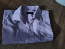 杉杉（FIRS）短袖衬衫男中年商务休闲正装宽松免烫衬衣 TCT4296短袖粉色 40  实拍图