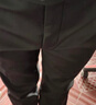 传棨 西裤男修身免烫西服裤商务休闲面试上班西装裤男士职业正装裤子 冬季含绒黑色 34(2.6尺) 实拍图