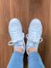 adidas NIZZA PLATFORM厚底增高运动帆布鞋女子阿迪达斯三叶草 白/FV5322 37(230mm) 实拍图