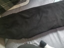 季骆森品牌运动裤男春秋棉质加绒加厚针织裤子男士大码弹力休闲长裤 梅花标深灰【常规】 XL 实拍图