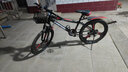 百士盾儿童自行车山地单车6-16岁以上学生减震双碟刹越野中小男女孩赛车 奢华版7速【三刀轮】黑红色 24寸丨适身高140-165丨 实拍图