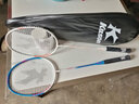 李宁（LI-NING） 羽毛球拍 初学者双拍套装攻守兼备 入门级超轻耐打耐用家庭套装 橙色对拍【李宁旗下KASON牌】 实拍图