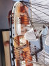 Snnei仿真木质帆船模型摆件 一帆风顺实木工艺船装饰 开业礼品乔迁礼物 《贝勒姆号》63cm 一帆风顺 实拍图