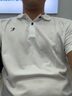 乔丹短袖t恤男装POLO衫翻领夏季休闲速干透气跑步健身服运动短袖T男士 1314黑色-polo翻领 2XL 实拍图