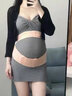 优美珍日本托腹带孕妇专用春夏款耻骨痛护腰带孕中期孕妇护腰孕晚期专用 肤色 L 实拍图