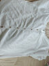 皮尔卡丹2024夏季新款薄短袖针织开衫女两面穿上衣短款宽松外套女装t恤女 白色A1341 均码（80斤-130斤） 晒单实拍图
