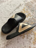 匹克（PEAK）态极拖鞋男女春夏太极防滑国潮一字拖户外沙滩百搭运动凉鞋 黑色/金色 43 实拍图