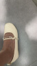 达芙妮（DAPHNE）单鞋女法式软皮玛丽珍鞋2023新款夏季平底鞋气质珍珠名媛船鞋 米色 跟高1.2cm 37 标准码 晒单实拍图
