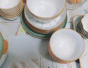 裕行北欧陶瓷餐具碗碟套装色釉套餐碗筷盘子乔迁送礼维也纳52头彩盒装 晒单实拍图