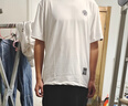 奈加图2022欧美街头嘻哈潮牌短袖T恤男生潮流百搭情侣宽松短袖体恤t 8887白色 XL （建议120-140斤） 实拍图