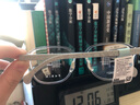 派丽蒙（PARIM） 学生防蓝光近视眼镜框男女儿童护眼可配近视青少年近眼视镜架 53021S-W1 透明+灰色/浅灰 实拍图