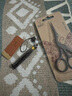 班意 小剪刀茶叶包装泡袋剪刀茶艺茶道家用复古日式茶具器零配件 （仙鹤形）剪刀+皮套+吊坠流苏 实拍图