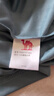 骆驼（CAMEL）运动速干T恤透气宽松户外休闲圆领情侣短袖夏季男款，雾灰蓝L 实拍图