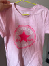 Converse 匡威儿童装男童短袖t恤夏季新款打底大童透气小女孩半袖运动T恤 8992樱花粉-女童 130 /64 【建议身高116-122cm】 实拍图