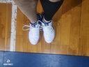 李宁（LI-NING）【雷霆LITE】羽毛球鞋男款耐磨训练鞋AYTS020-4白/蓝色44/10.5 实拍图