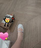 百丽（Belle）玛丽珍鞋女商场款公主芭蕾舞鞋Z7Z1DCQ3 银色 35 (225mm) 实拍图