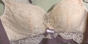 创颜【2件】无钢圈内衣女性感蕾丝透气无痕聚拢收副乳防下垂文胸罩 紫色+红色(2件) 80B /36  小胸 实拍图