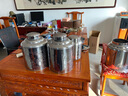 红铁普 不锈钢茶叶罐大号茶叶包装盒加厚茶叶桶密封罐茶罐 10斤茶罐（赠茶勺） 5000克 1个 实拍图