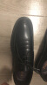 波图蕾斯(Poitulas)英伦男士商务休闲鞋正装皮鞋男系带耐磨 P9829 黑色 41 实拍图