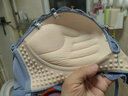 曼可娇内衣女小胸罩聚拢调整型bra少女日系收副乳上托无钢圈文胸套装 蓝色套装 XL 38/85(AB通杯厚约2.5CM) 实拍图