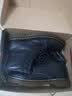 JUKUANG【头层牛皮】2023新款男靴子真皮马丁靴男冬季英伦风高帮加绒男鞋 黑色加绒602 42 实拍图