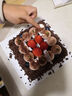 好利来生日蛋糕预订黑森林-黑樱桃果冻+樱桃果馅蛋糕生鲜预订同城配送 黑森林口味 15x15cm 实拍图