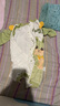 多嘻噜卡婴儿连体衣新生儿衣服小童四季长袖哈衣 嫩绿线条兔子 80cm 实拍图