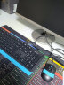 双飞燕（A4TECH） F1010飞时代有线键盘鼠标套装键鼠套件轻音防水轻音巧克力圆角按键USB 有线幻光蓝 无光 晒单实拍图