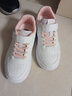 361°儿童板鞋男童六一小白鞋轻便魔术贴耐磨底女童滑板鞋小童板鞋男女 【四季款】361度白/甜心粉色 34 实拍图