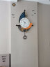 美世达钟表装饰挂钟客厅简约北欧创意现代挂墙艺术时尚网红家用大气时钟 巨大号：50*90（表盘33）CM 实拍图