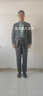 海派浩宇格子西装西服套装男修身商务正装深灰色面试职业装两件套礼服 9911深灰色 3XL (185) 实拍图