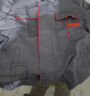 施蒙奇春秋劳保工作服长袖套装男女汽修服工装车间厂服电焊服工衣定做 浅灰色（单上衣） XL /175(建议135-155斤) 实拍图