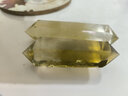 唯誠 天然黄水晶六棱柱双尖柱子原矿石消磁能量石把玩摆件 7-8cm左右 实拍图