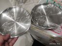 不锈钢吐骨碟子高档耐摔小盘子甜品盘水果盘蘸料火锅盘零食碟 14cm银色2个装 实拍图