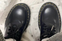 马丁（DR.MARTENS）1461 Quad 经典松糕光面皮黑色厚底3孔马丁单鞋 黑色 36 晒单实拍图