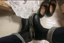 马丁博士（Dr.Martens）2976 YS男女秋冬百搭黄车线黑色切尔西靴 黑色 38 实拍图