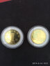 藏邮 2003-2014年十二生肖纪念币 第一轮12生肖1元面值贺岁纪念币 2013年蛇年 一轮蛇纪念币 实拍图