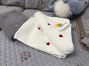 森彩毛巾纯棉洗脸家用全棉女男情侣吸水擦头发手洗澡高级柔软成人面巾 棉面巾（白色爱心+灰色星月） 2条 110g 实拍图