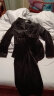 特洛曼黑色金丝绒西装套装女秋冬长袖保暖时尚职业装女装套装 晒单实拍图